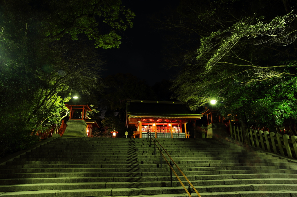 千本鳥居に向かう