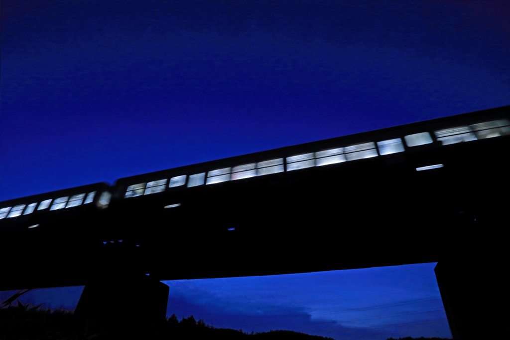 Night　train　running