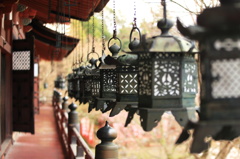 談山神社の吊り灯篭