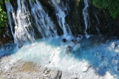 Emerald Blue Waterfall