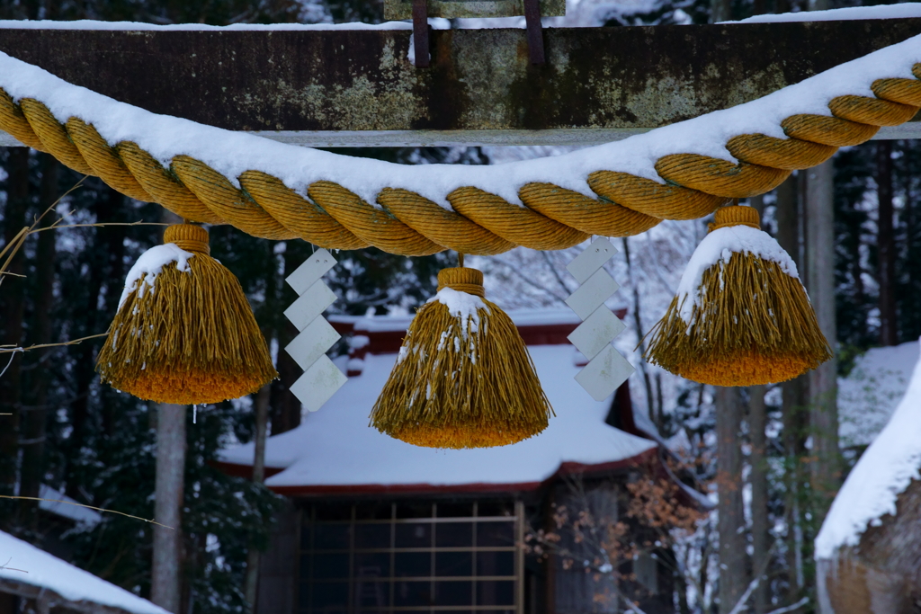 菅沼集落を守る神明社