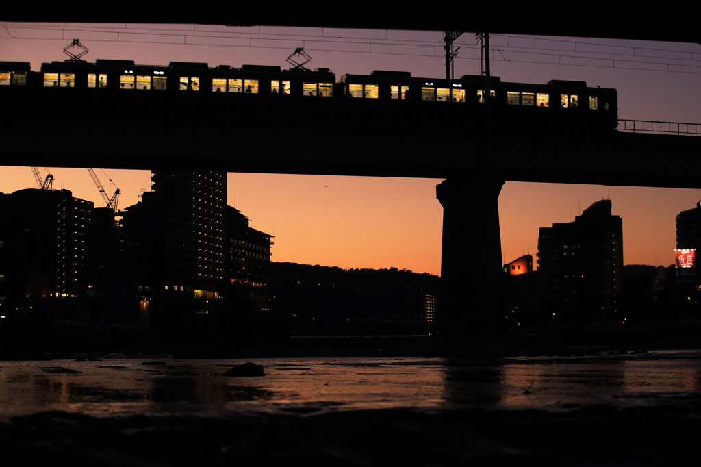 夕焼け列車