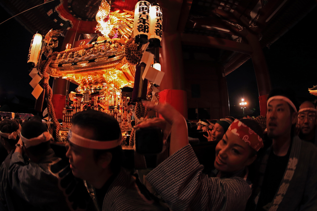 三社祭の華