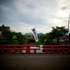 のぼり旗のある風景