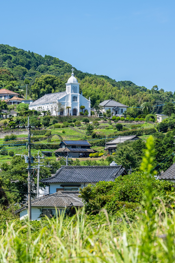 教会の見える風景