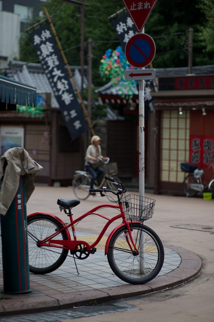 自転車のある風景