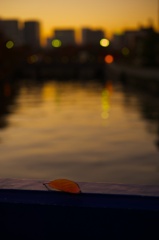 夕暮れの街 