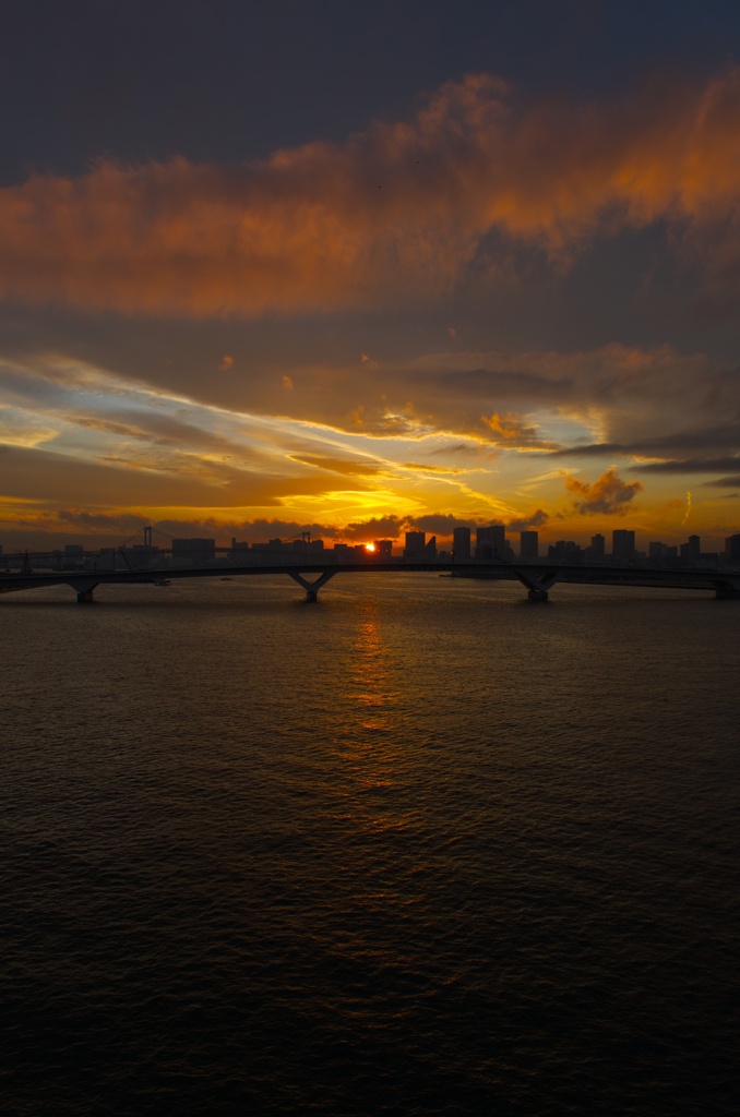 今日の夕焼け