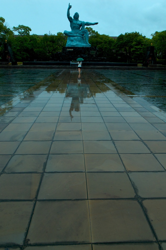 雨の長崎