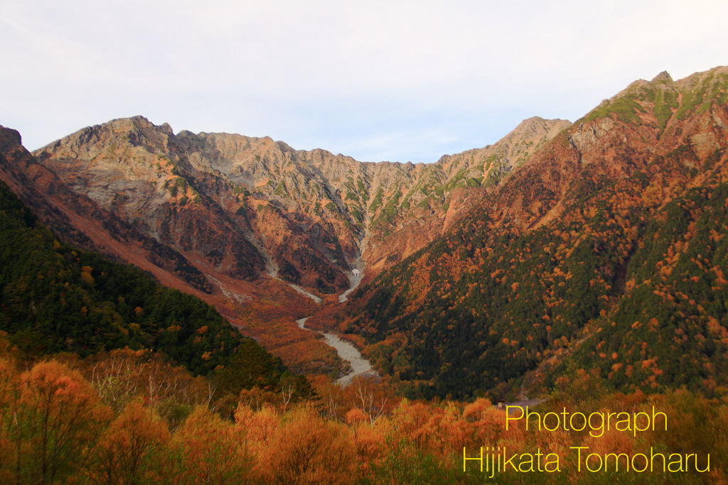 岳沢の紅葉