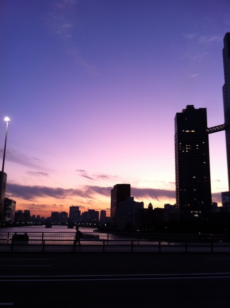 夕焼け・・・