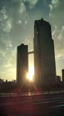 夕日・・・
