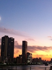 夕焼け・・・
