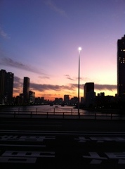 夕焼け・・・
