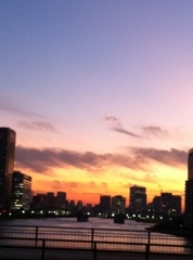 夕焼け・・・