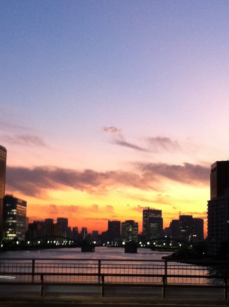 夕焼け・・・
