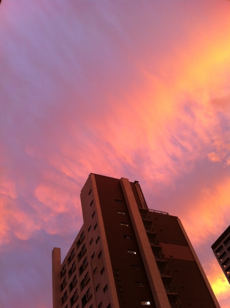 夕焼け雲・・・