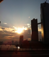 夕焼け・・・
