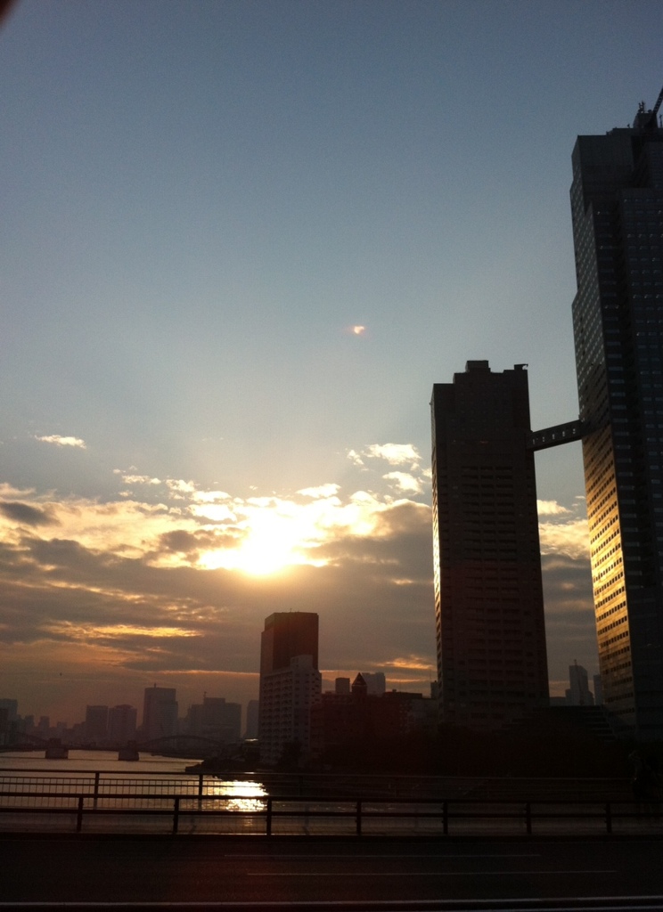夕焼け・・・