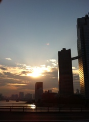 夕焼け・・・