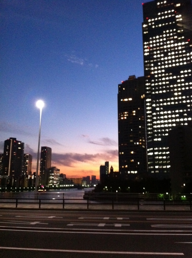 夕焼け・・・
