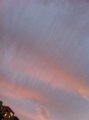 夕焼け雲・・・