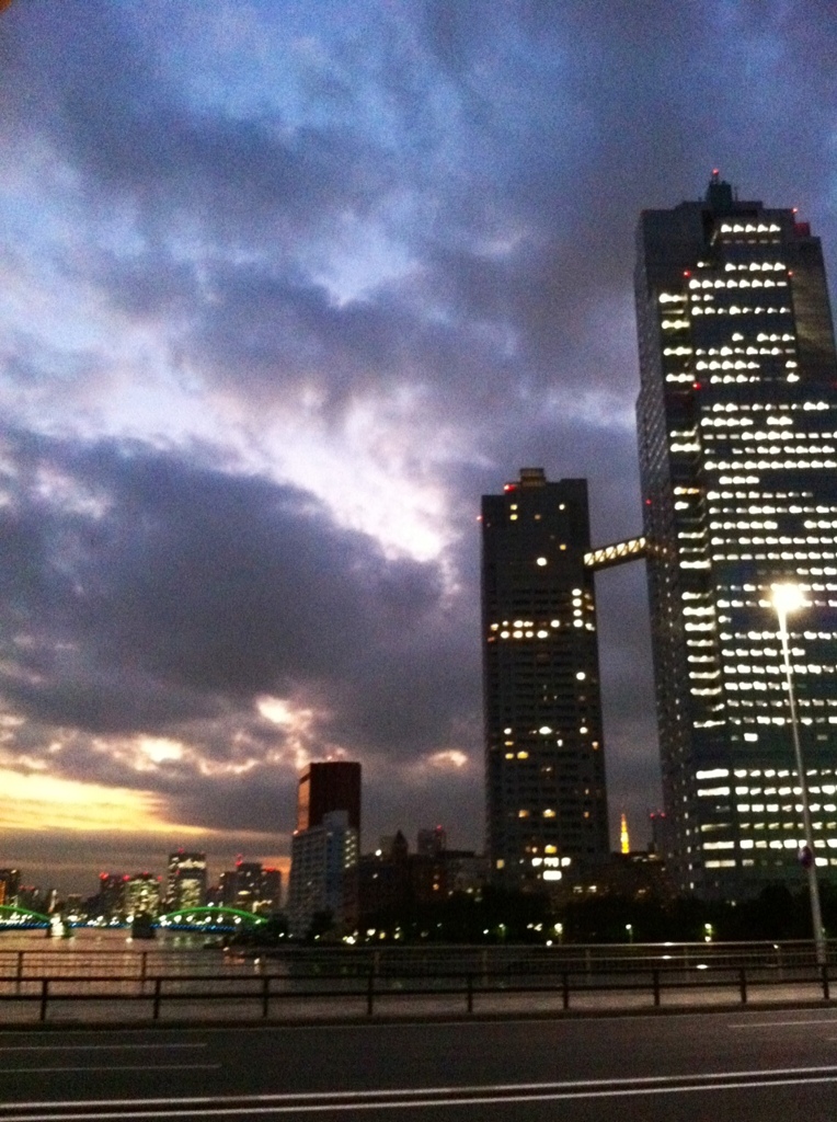 夕焼け・・・
