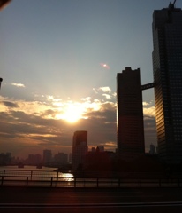 夕焼け・・・