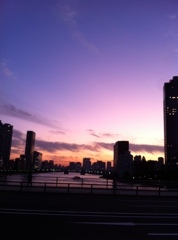 夕焼け・・・