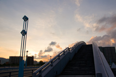 夕刻の空