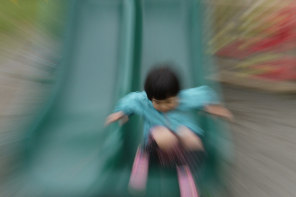 すべり台すべる～！！！