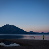 夕景の美笛