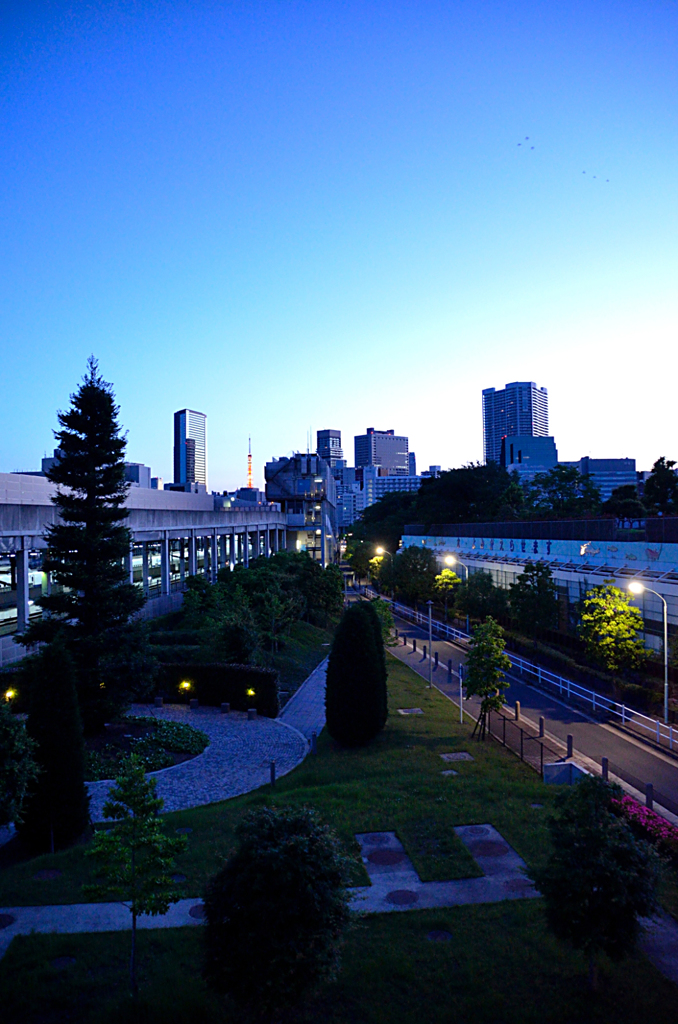 夜明け前の品川