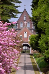 春のトラピスト修道院