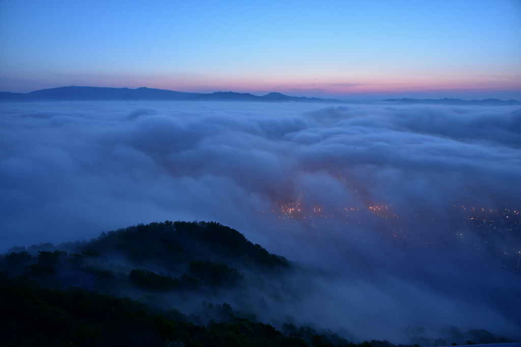 雲海の朝