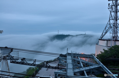 霧の函館山