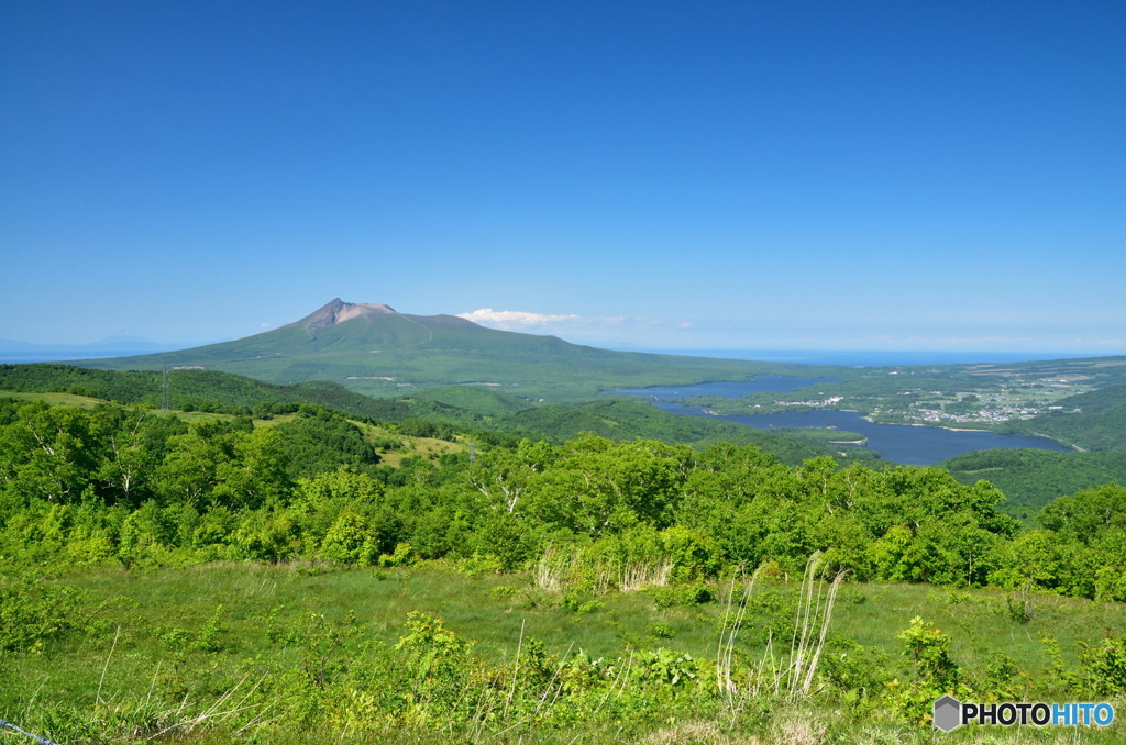 駒ヶ岳と大沼小沼