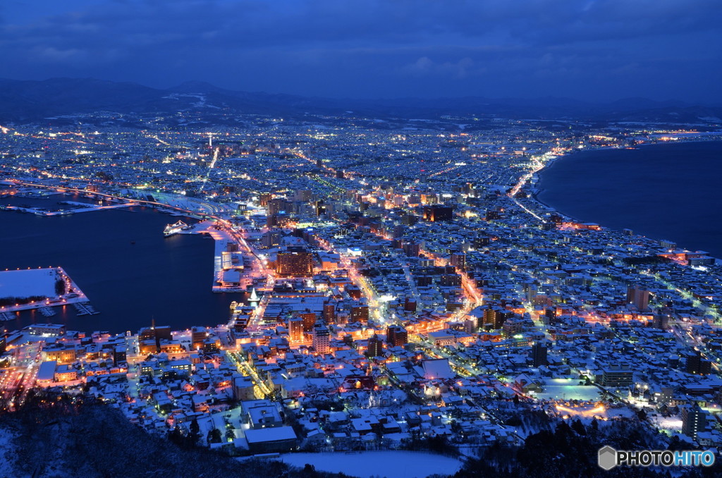 冬の函館夜景