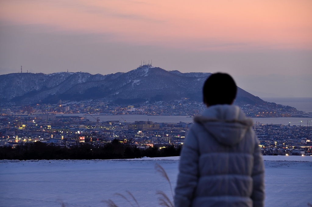 夕暮れの街