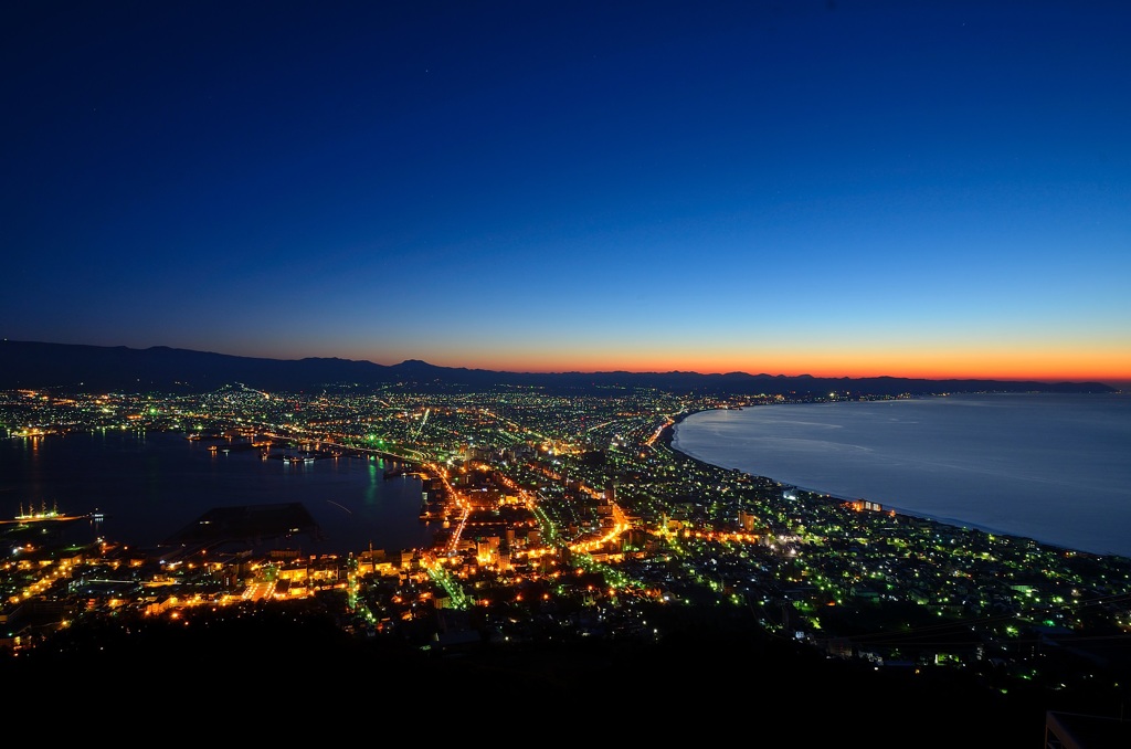 函館朝夜景2014秋