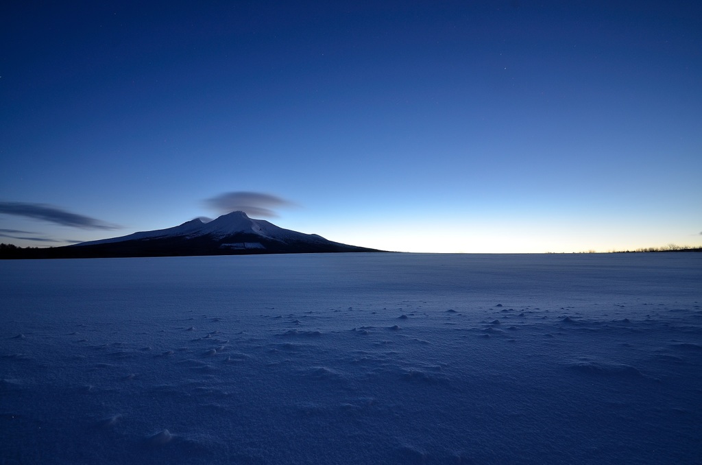 冬の駒ヶ岳～夜明け前