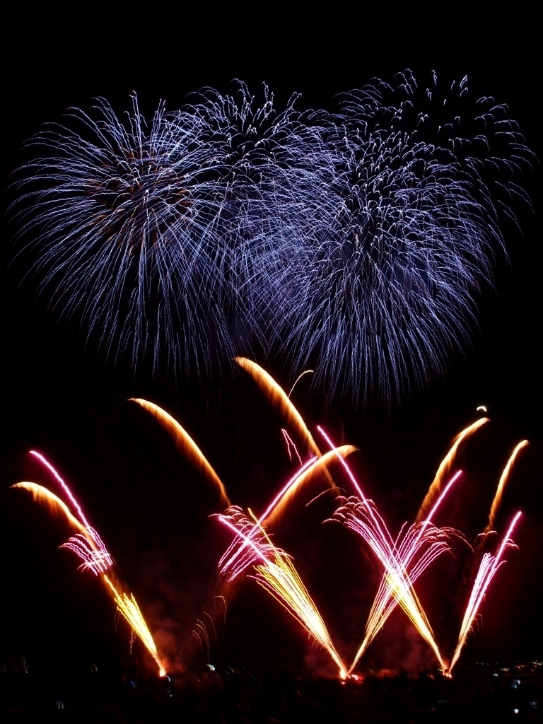 諏訪湖花火大会2011　青