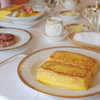 二人で朝食