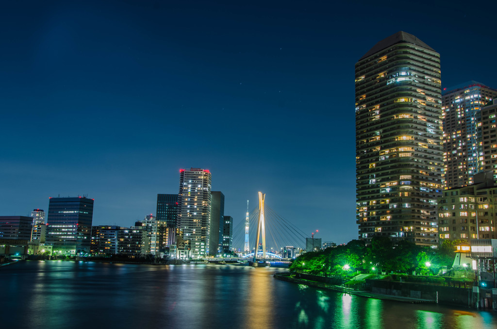 スカイツリーfrom佃大橋