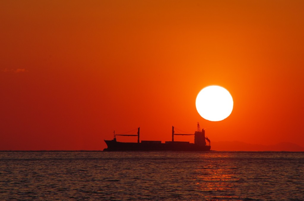 海原を行く
