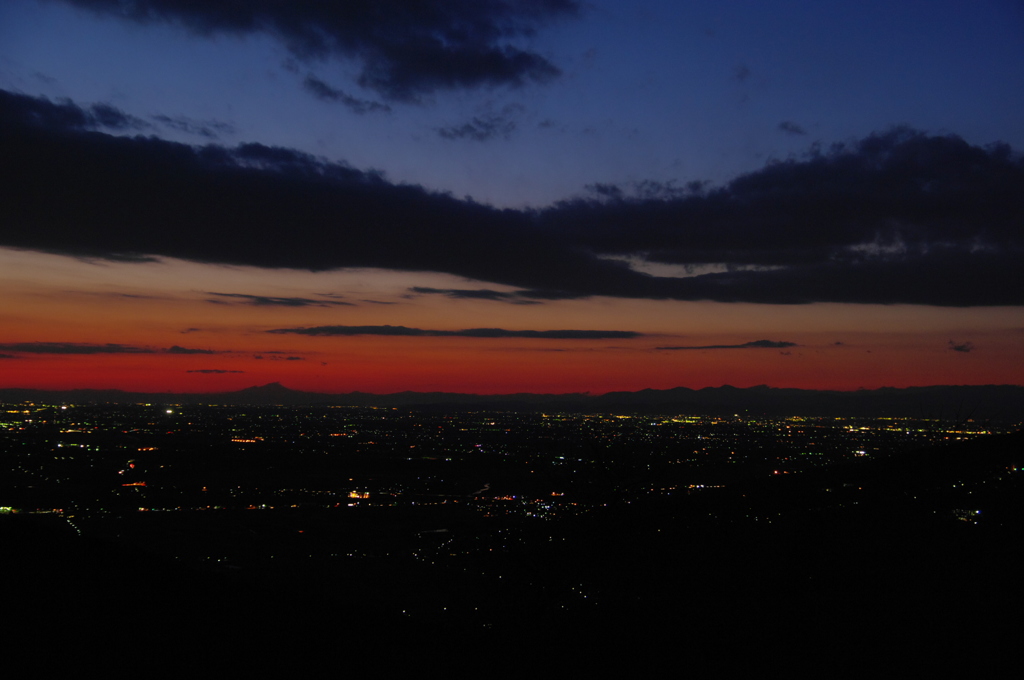 夕暮れ