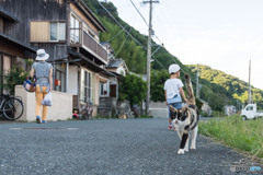 お見送りのミーさん。ありがとニャ