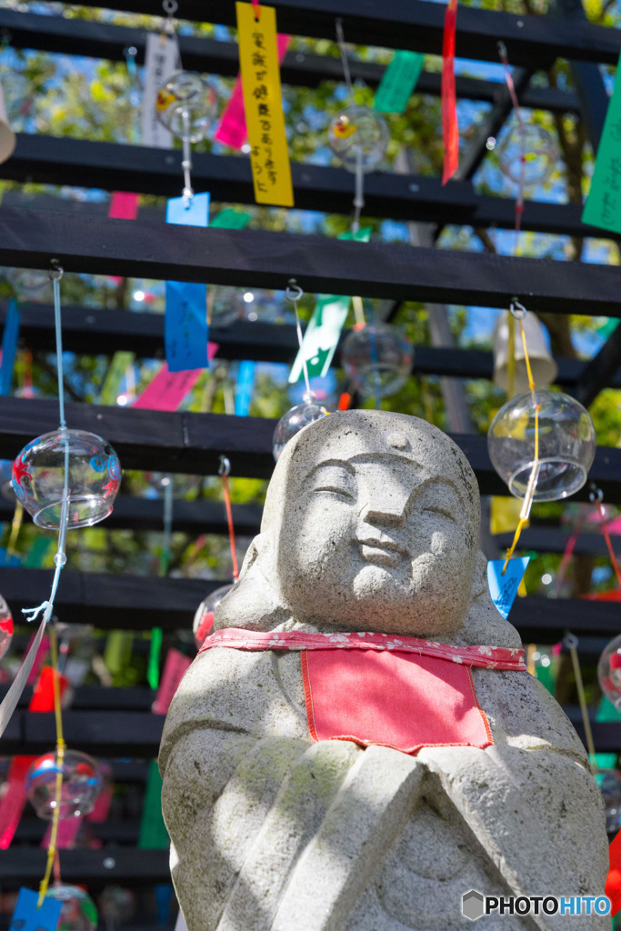 風鈴のお寺で（2）