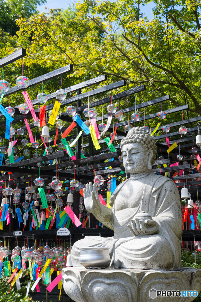 風鈴のお寺で（1）