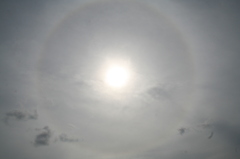 太陽とリング